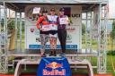 Podium zeny MSR MTB XCO Selce Janka Keseg Stevkova, Erika Glajzova, Ivana Strakova.jpg